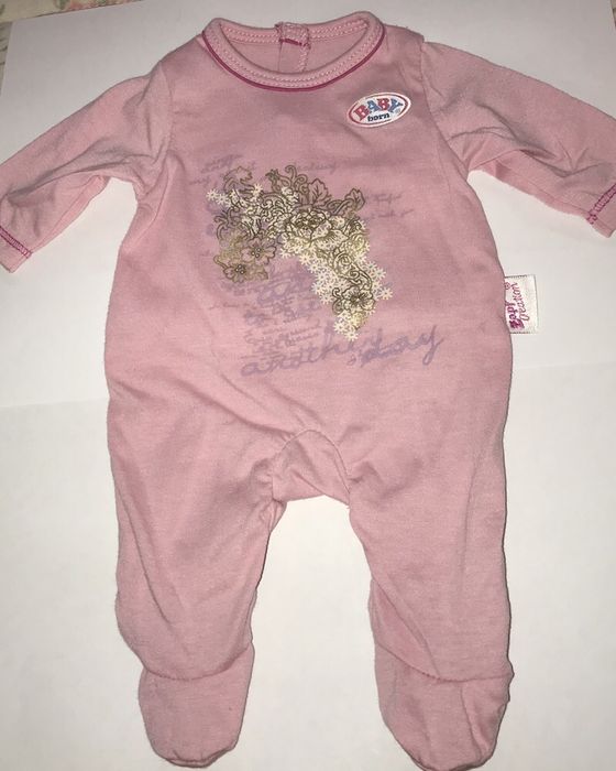 Пижамка розовая для куклы BabyBorn