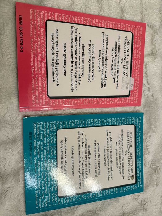 Repetytorium język niemiecki, dwie części