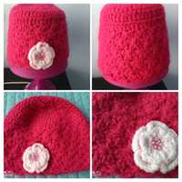 Gorro rosa fúcsia