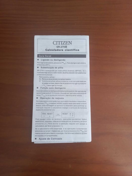 Calculadora Científica Citizen