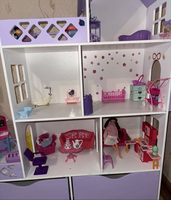 Дом барби,дім для ляльок,дом доя кукол,домик лол,большой дом