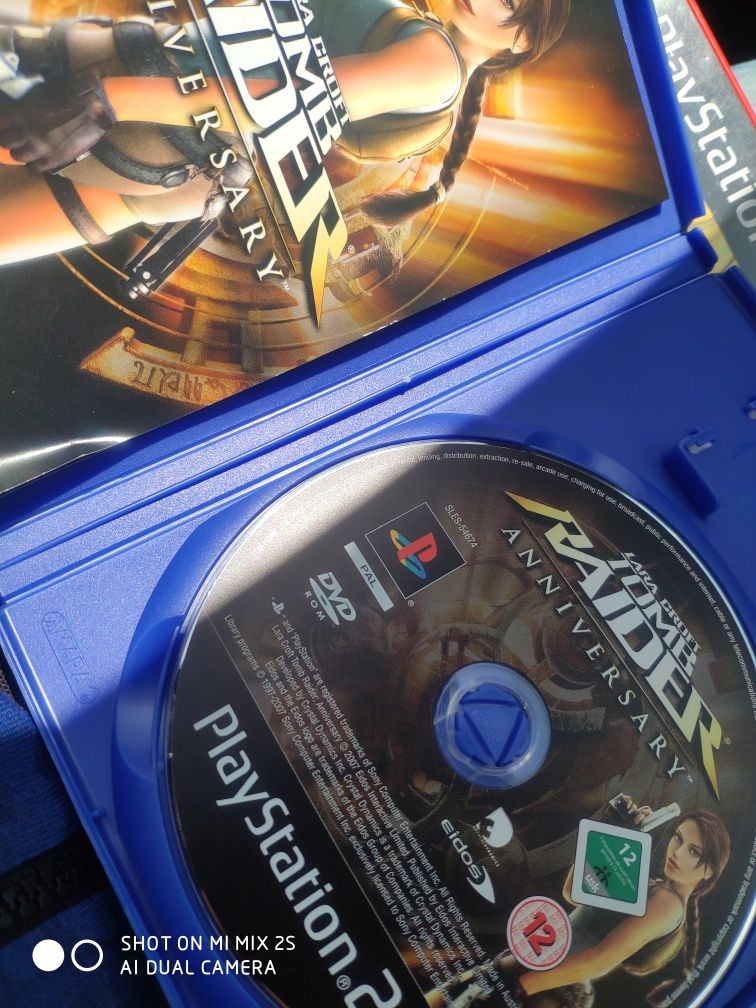 Lara croft tomb raider ps2 anniversary aniversário playstation psx