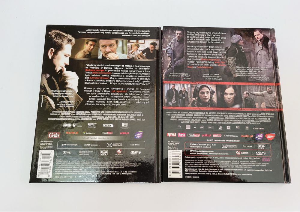 7x dvd Uprowadzona Życie Pi Obława Lęk wysokości W ciemności W imię Op