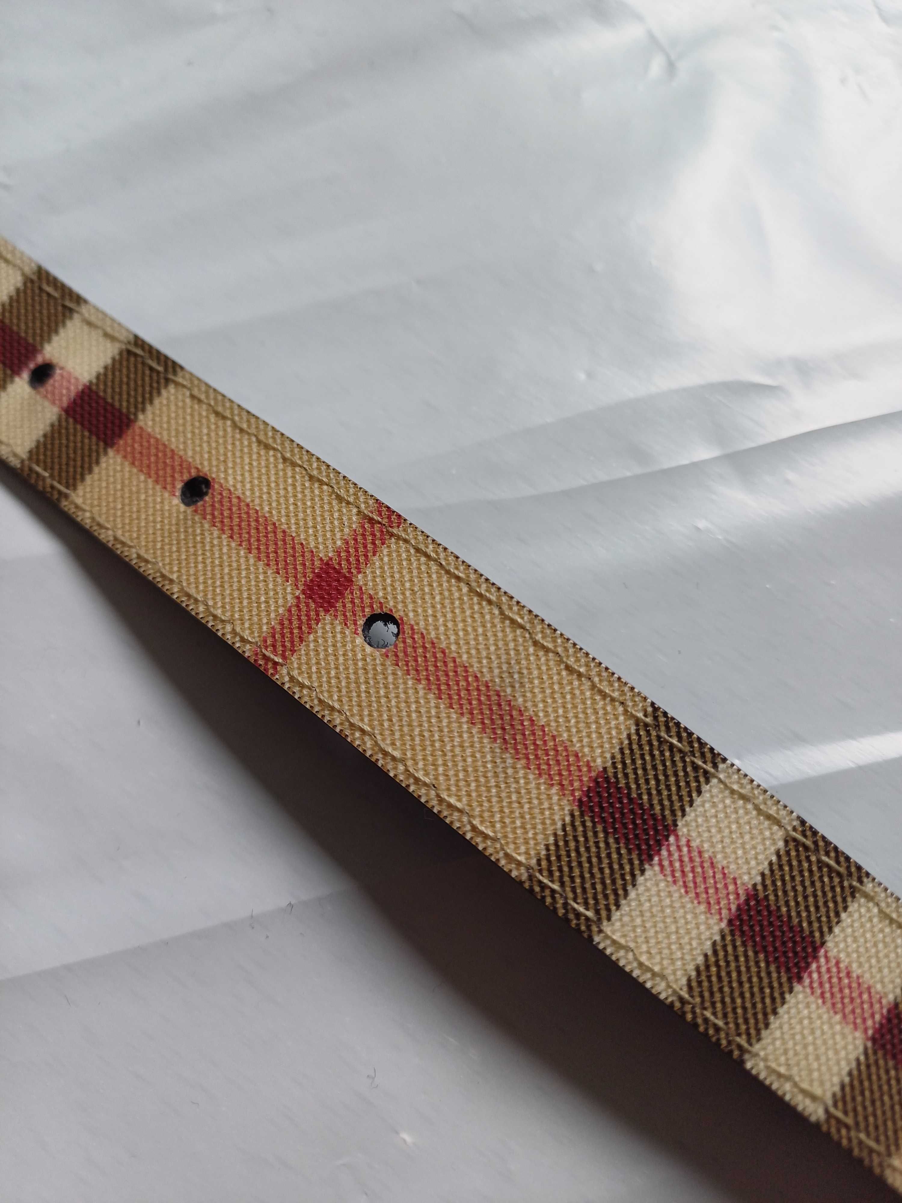 Burberry pasek w kratę 100 cm