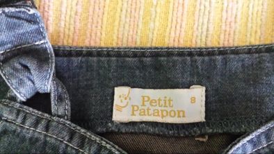 Vestido de ganga Petit Patapon - 8 anos