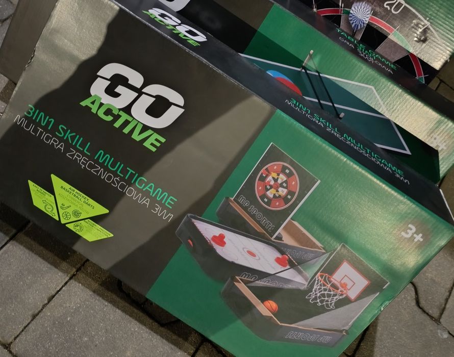 Gry stołowe zręcznościowe nowe 3w1