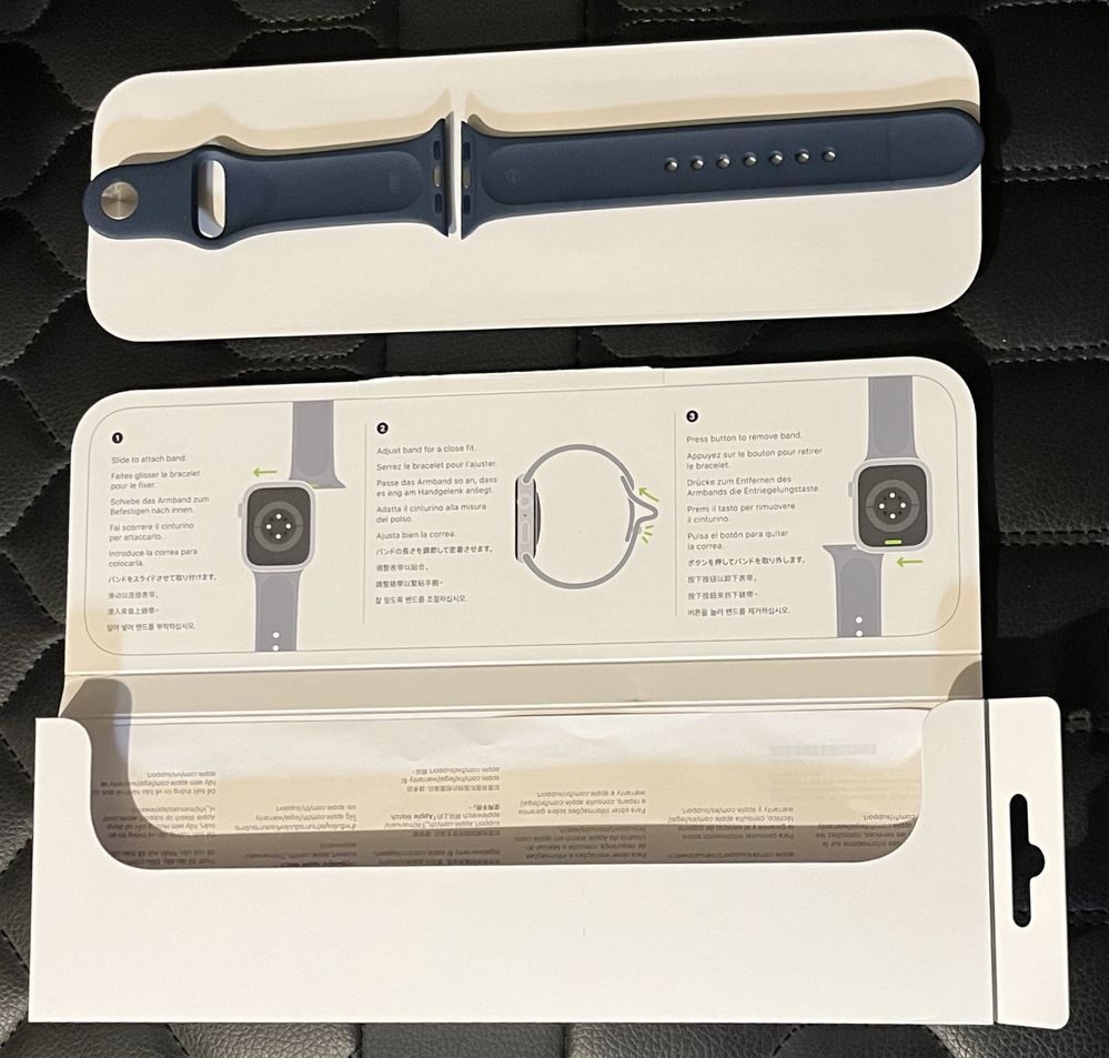 Pasek sportowy Apple watch 41mm Storm Blue Sport Band - M/L