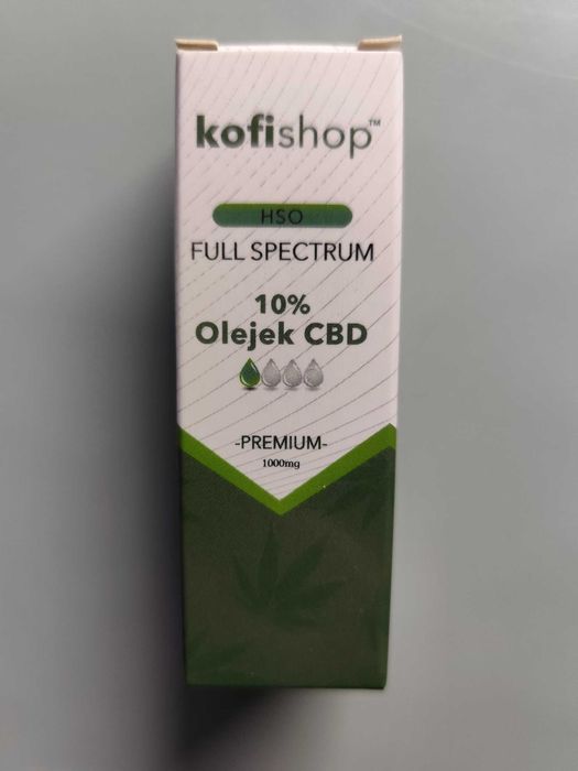 Olejek CBD 10% Full Spectrum Premium kofishop (OKAZJA)