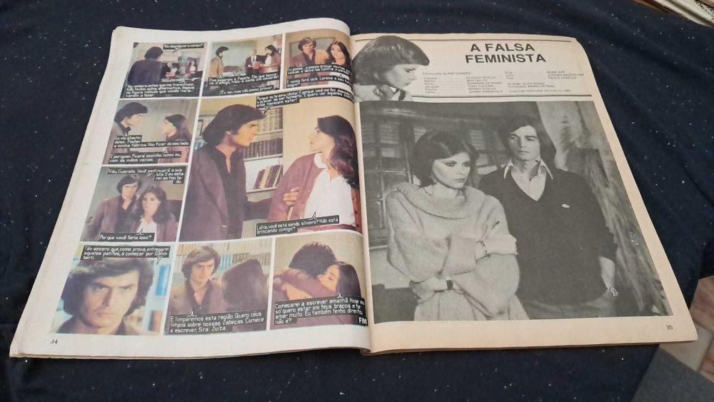Revista Vintage "Almanaque Ciúme" Fotonovela Romântica (Anos 70/80)