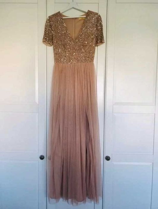 długa maxi sukienka Maya petite XS 34 maxi