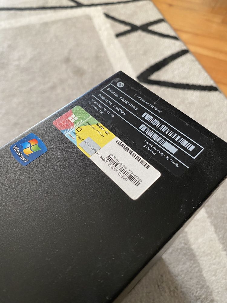 Komputer mini HP AMD A10-8750B 4 Core 128GB SSD, DVD, Win 11