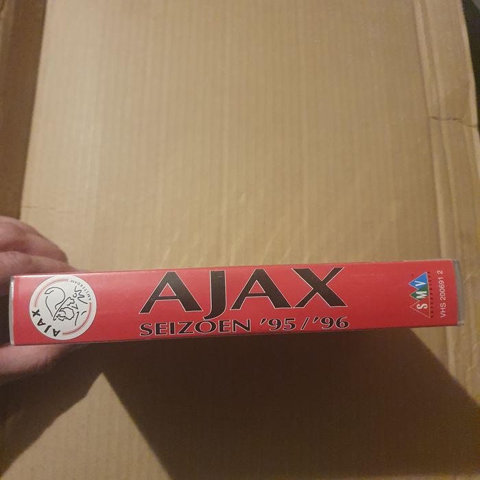 Kaseta vhs Ajax Amsterdam sezon 95/96
