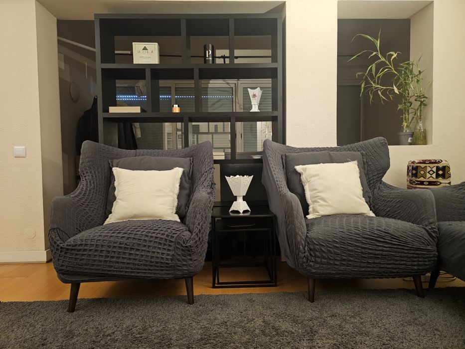 Conjunto de 3 sofás