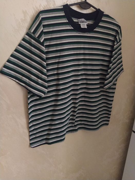 Koszulka Basic Editions Rozmiar M Kolor Czarno Zielony Nowa