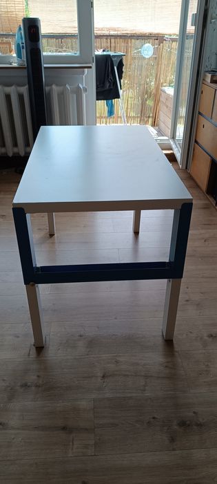 PÅHL biurko biało niebieski 96x58 cm, IKEA 
Biurko, biały, 96x58 cmPÅH
