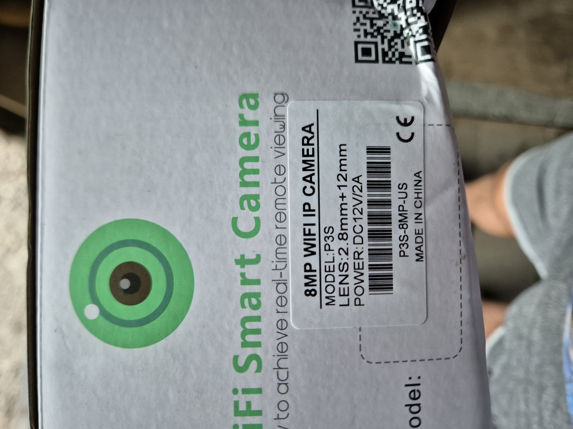 Wifi ip камерa Anbiux 8mp 2 лінзи 2.8+12mm