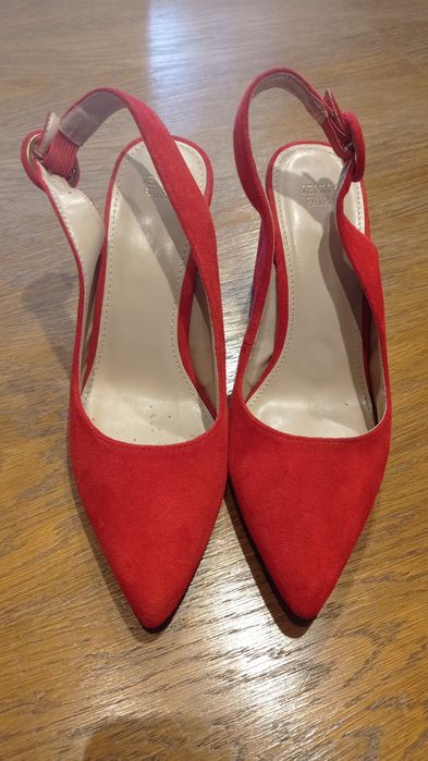 Buty czerwone damskie