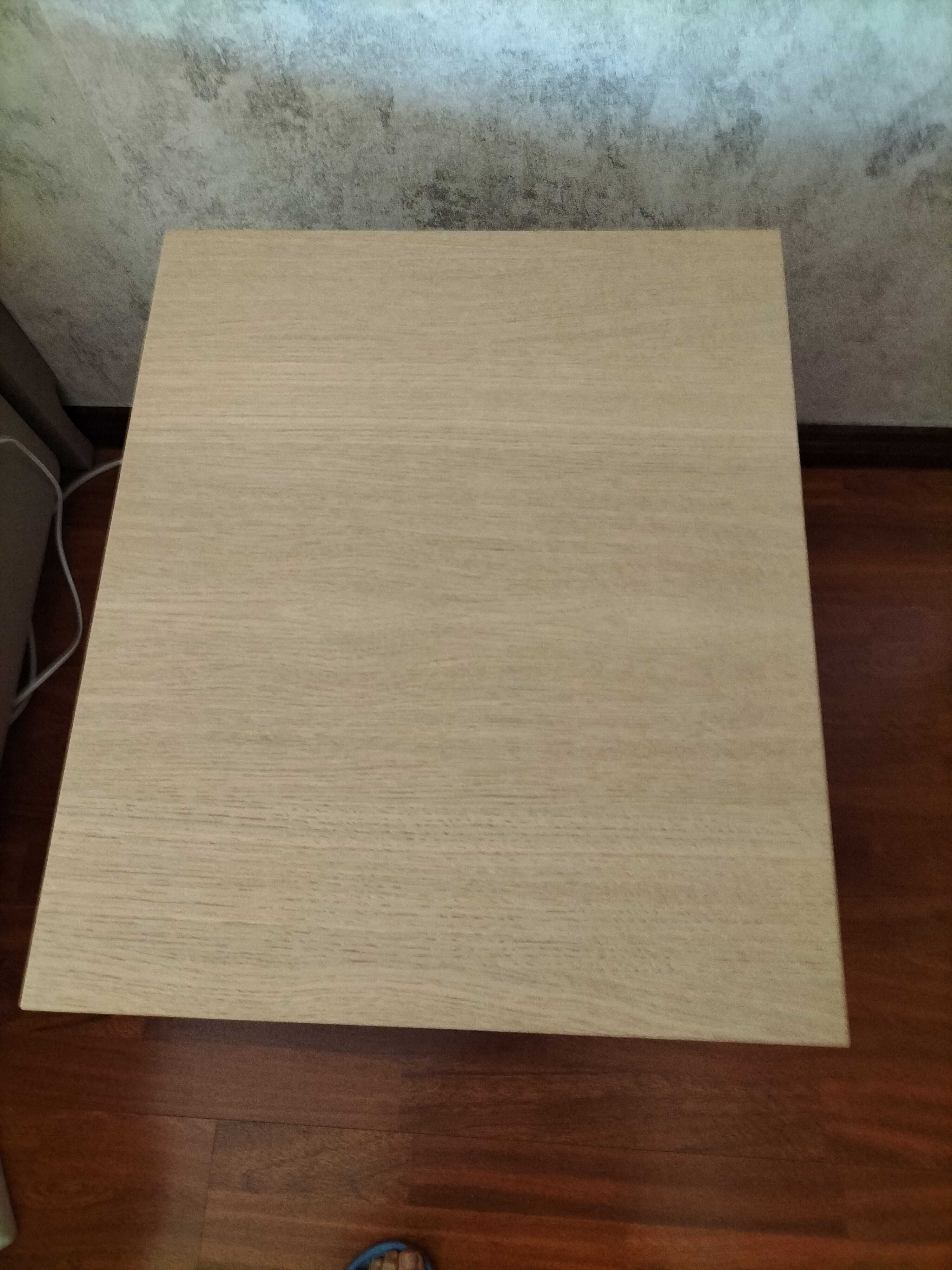 Malm Cómoda c/2 gavetas, chapa de carvalho c/velatura branca IKEA