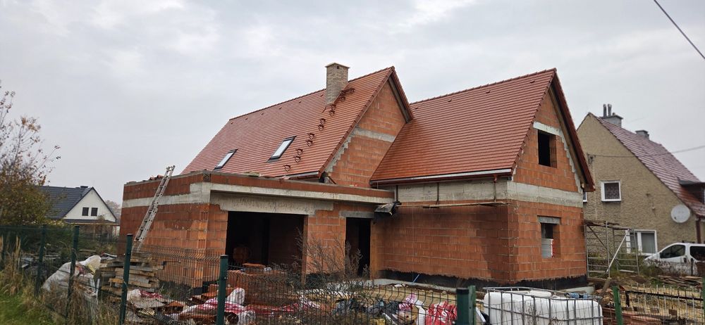 Karpiówka prosta Wienerberger czerowna angoba