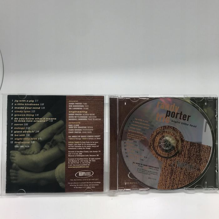 cd - randy porter trio - eight little feet
