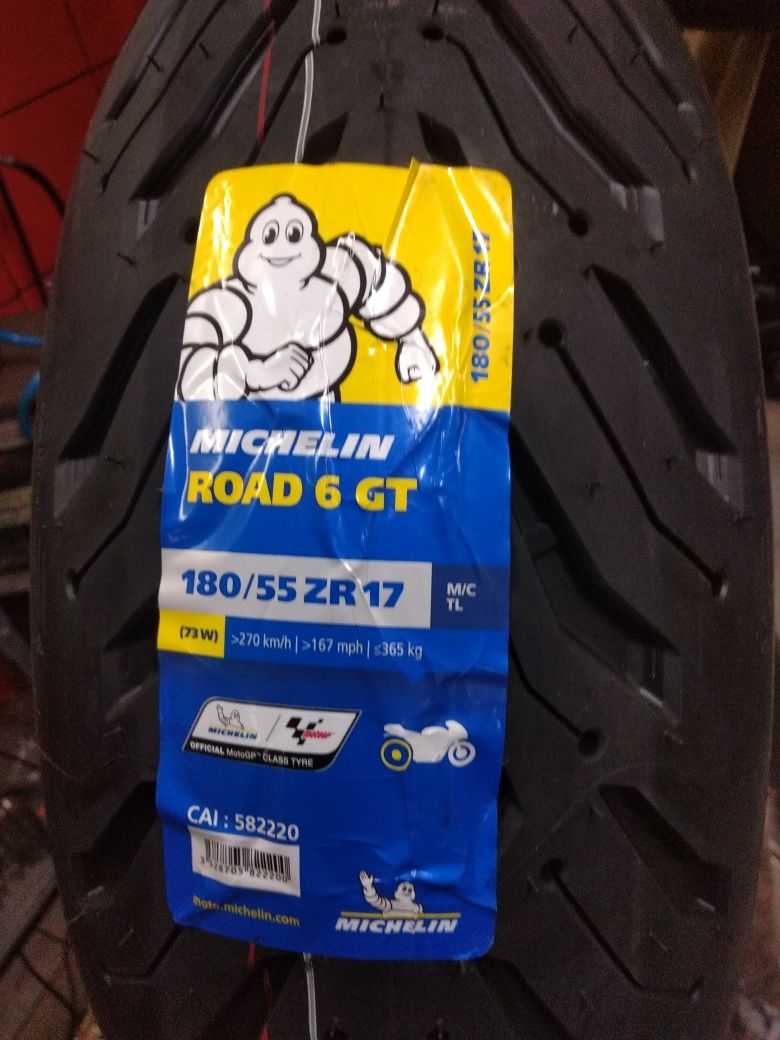 Nowa opona motocyklowa Michelin 180/55R17.