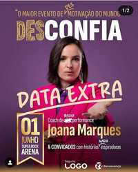 Bilhete DESCONFIA - Joana Marques VIP 1 Junho 16:30h