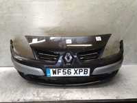 ^ ZDERZAK PRZÓD PRZEDNI DO RENAULT SCENIC II 2 LIFT FL NV676 CZARNY HALOGENY