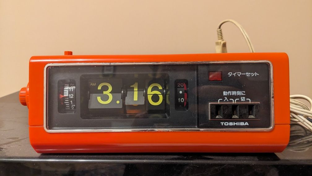 Toshiba TWM300 Flipclock / Zegar klapkowy