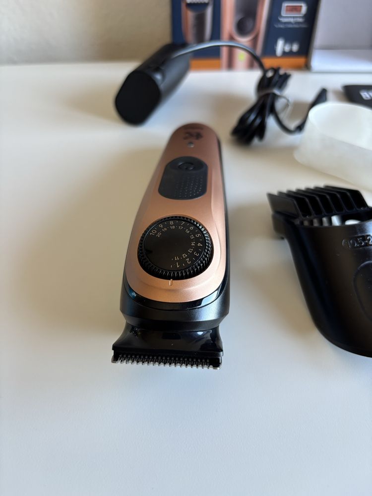 Máquina de Barbear King C Beard Trimmer Pro+ Pentes
