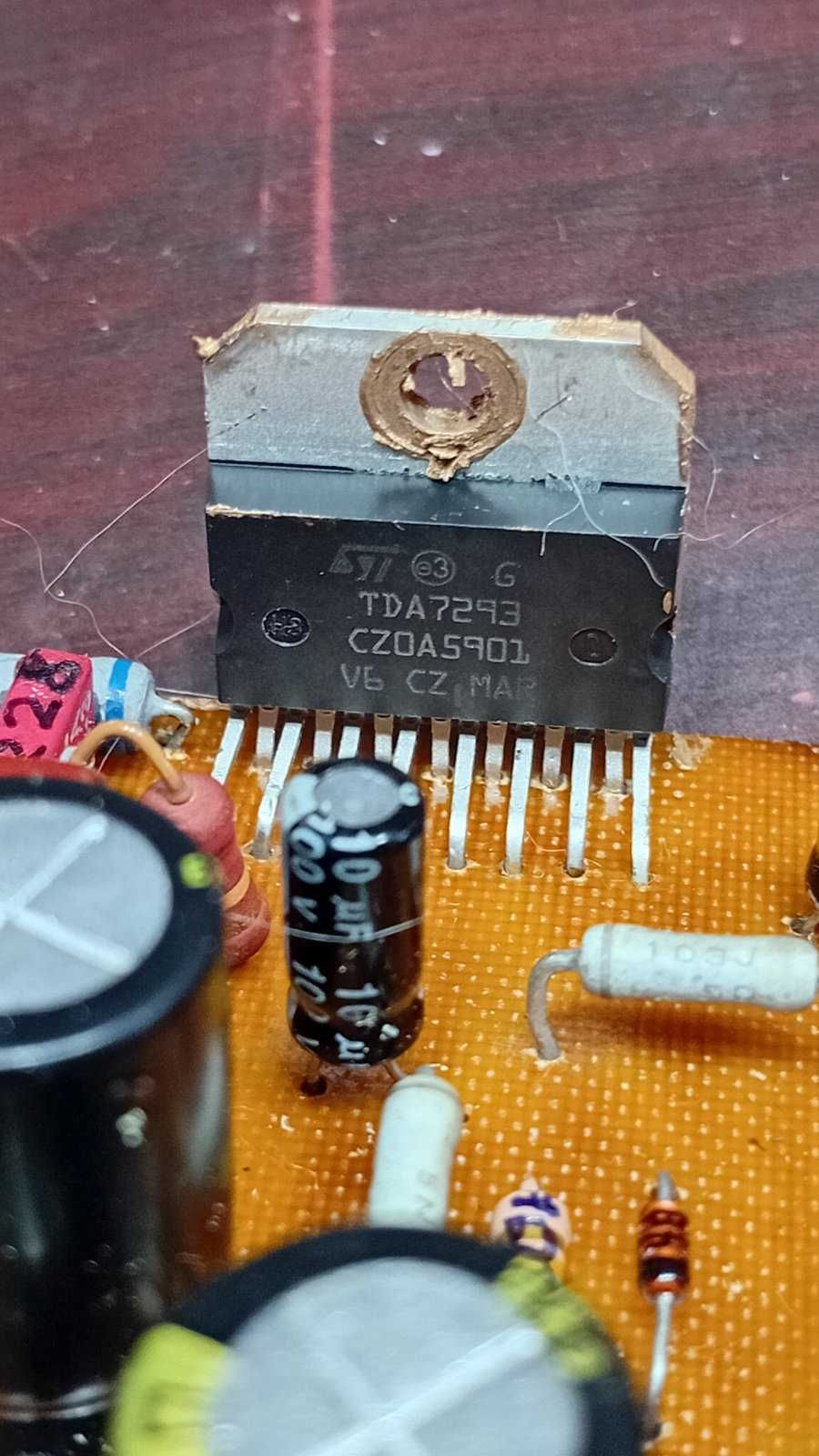Усилитель на TDA7293 100 ватт, до 2×50V, может работать параллельно