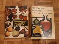 Domowe przetwory/domowe z owoców i warzyw, 2 różne książki o tej temat
