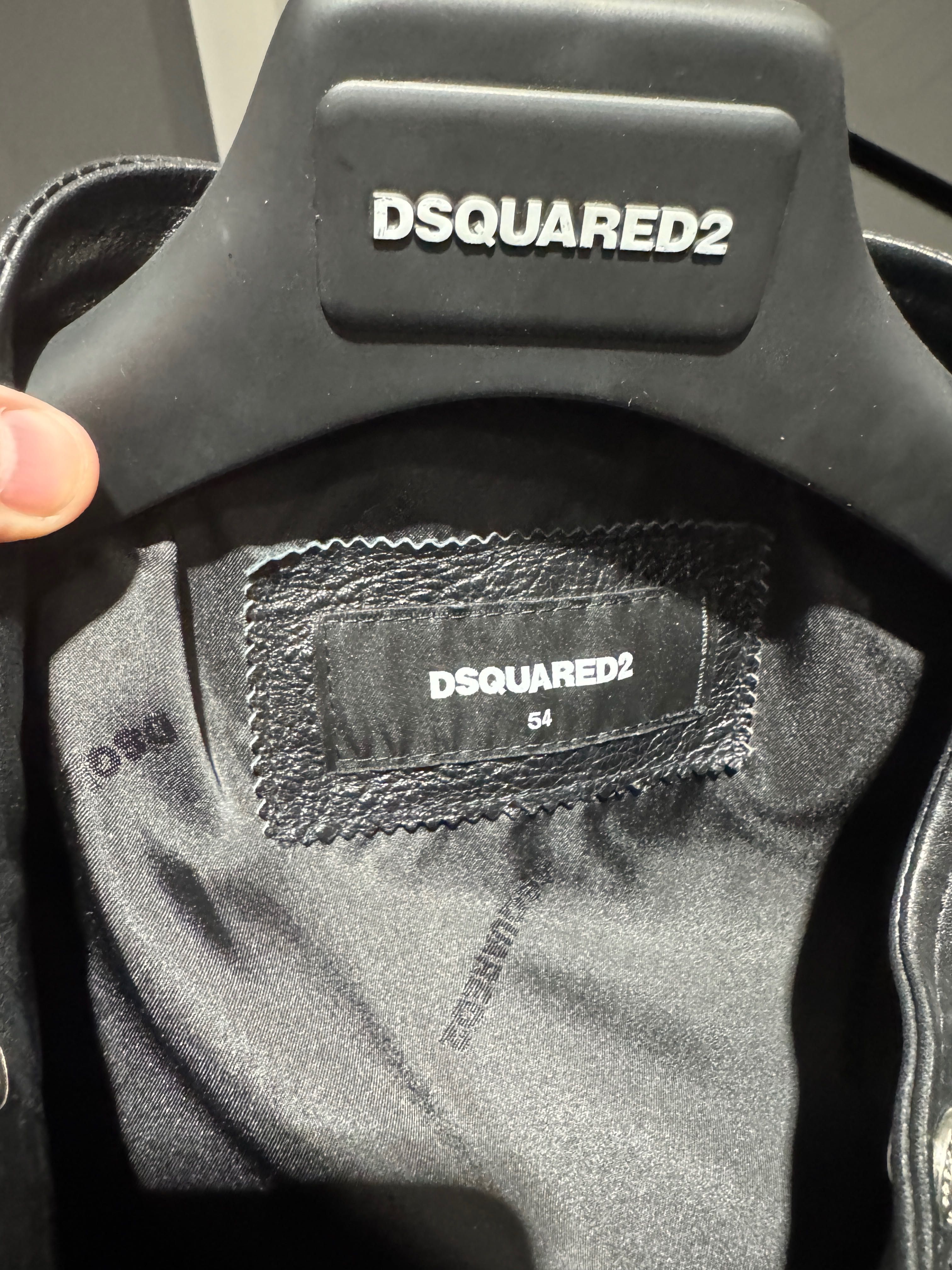 Нова ОРИГІНАЛЬНА шкіряна куртка Dsquared 2