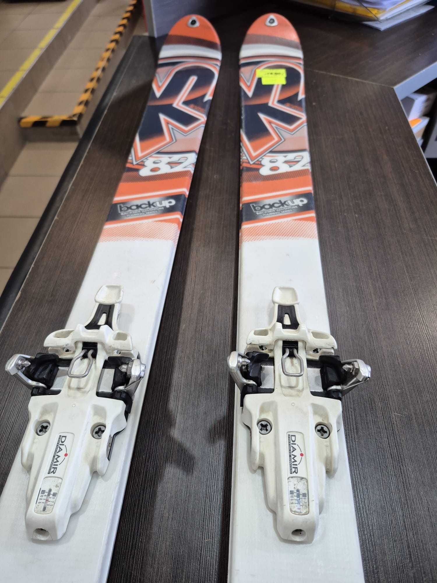 Narty skiturowe K2 82 backup 167cm S-24