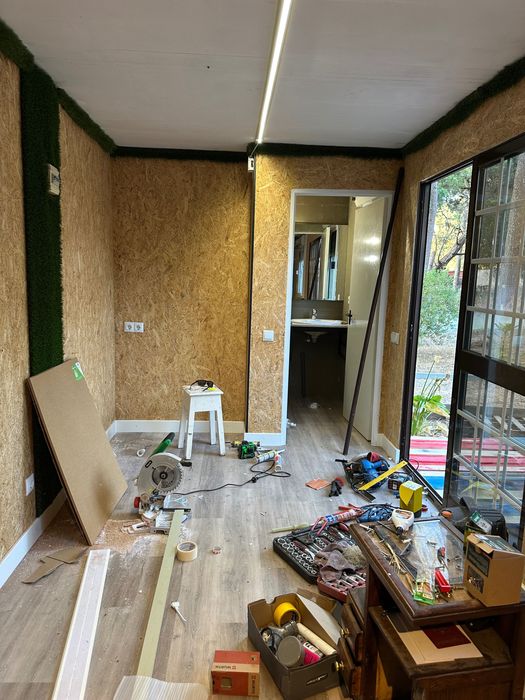 Casinha pré-fabricada