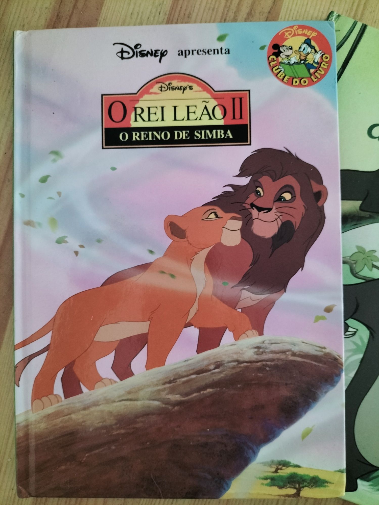 2 livros - O Rei leão II / O livro da selva