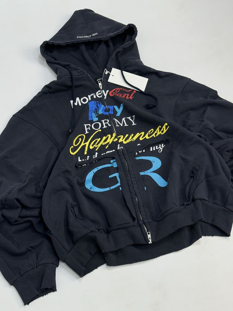 Худі Project G/R GR Grailz zip up hoodie archive зипка кофта худи зіп