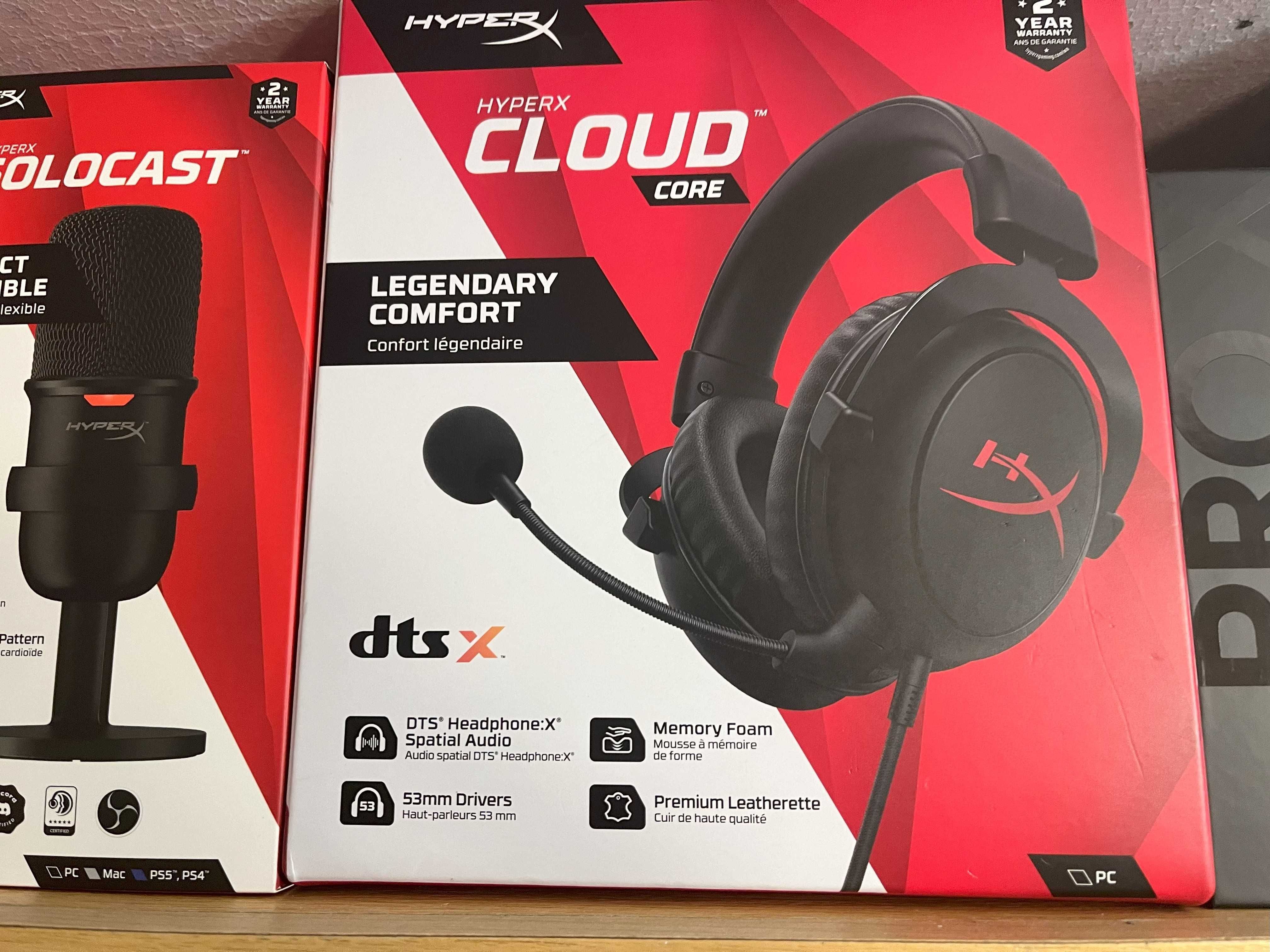 Słuchawki Hyper x cloud core + 7.1