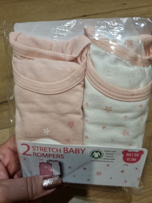 Body 50 56 zestaw komplet dla dziewczynki