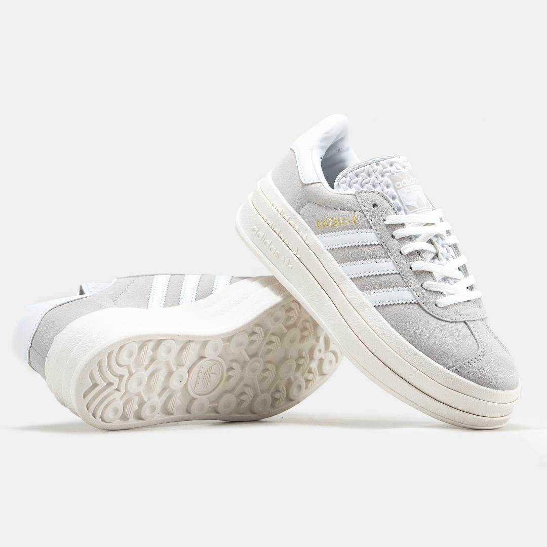 Adidas Gazelle Bold Grey White