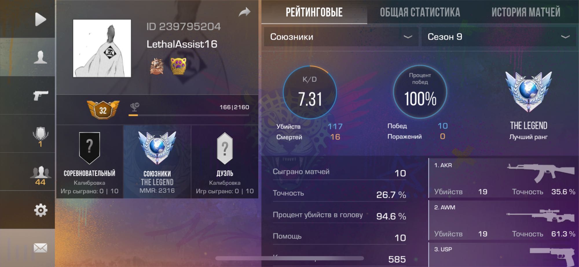 Привет всем продам аккаунт в игре Stendoff в союзниках The Legend 2336