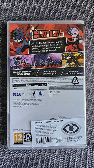 Jogo Nintendo Switch Persona 5 - Tactica Selo IGAC