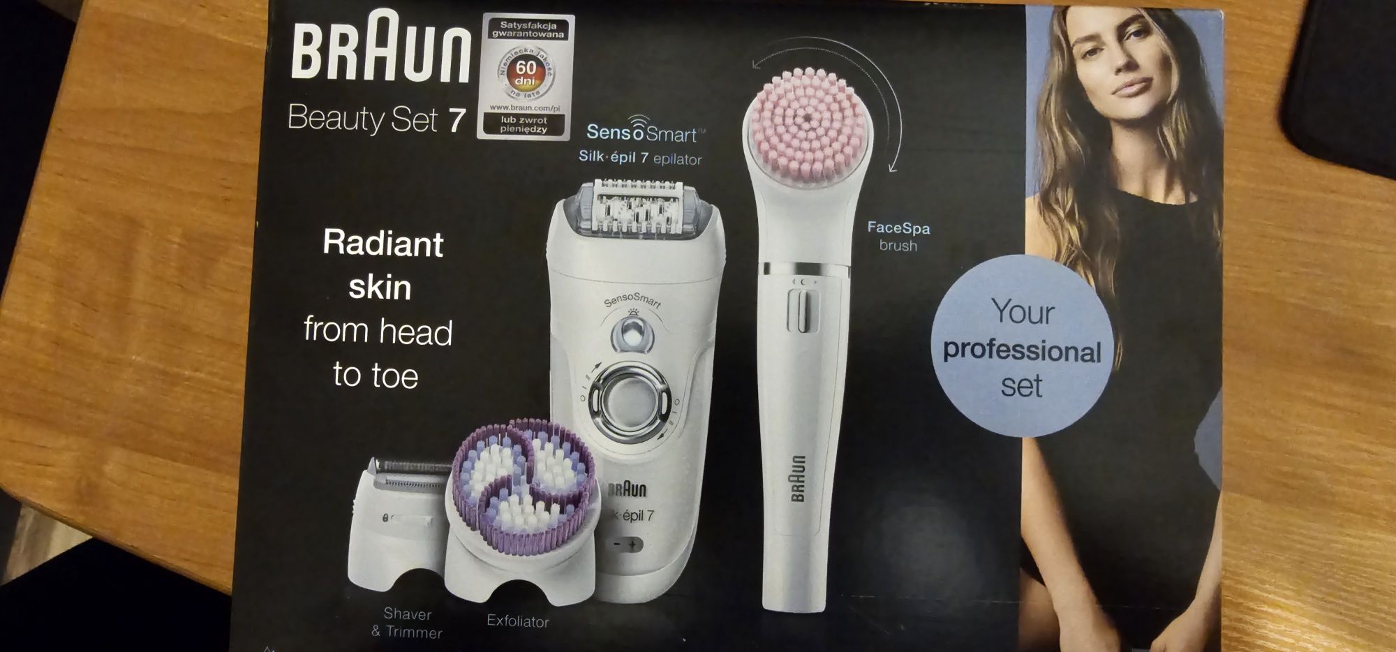 Depilator Braun Silkepil 7 zestaw