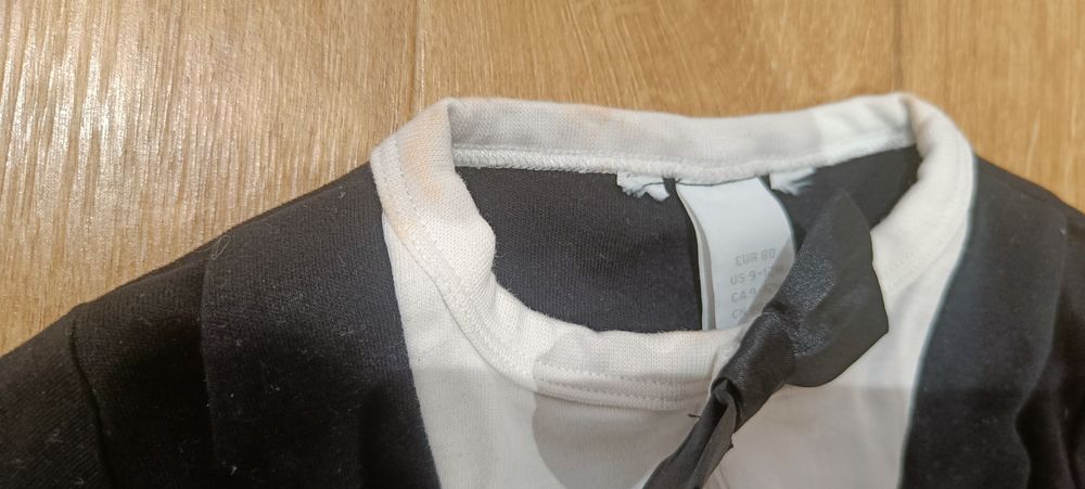 Strój przebranie karnawałowe frak 80