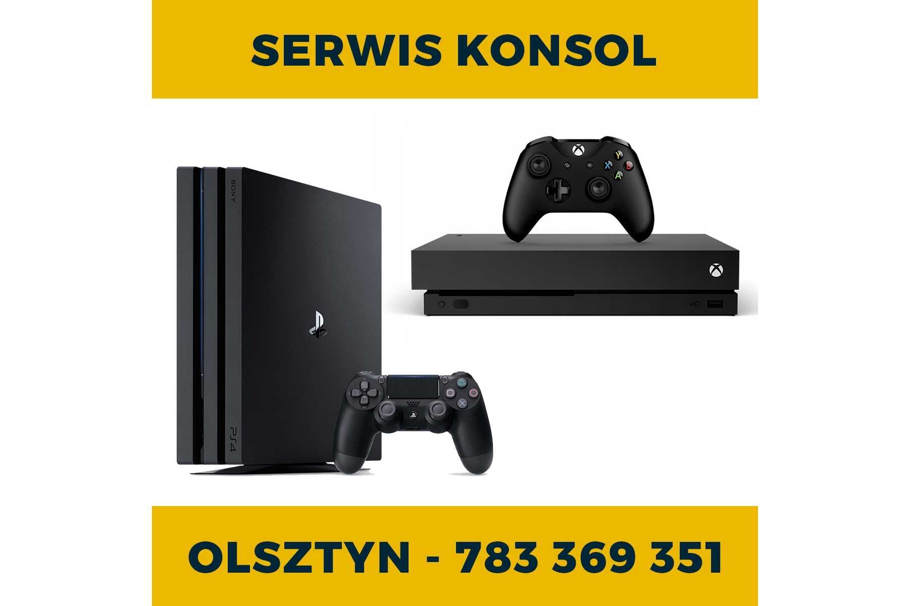 Naprawa serwis i czyszczenie konsol PS4, PS5 i XBOX ONE w Olsztynie
