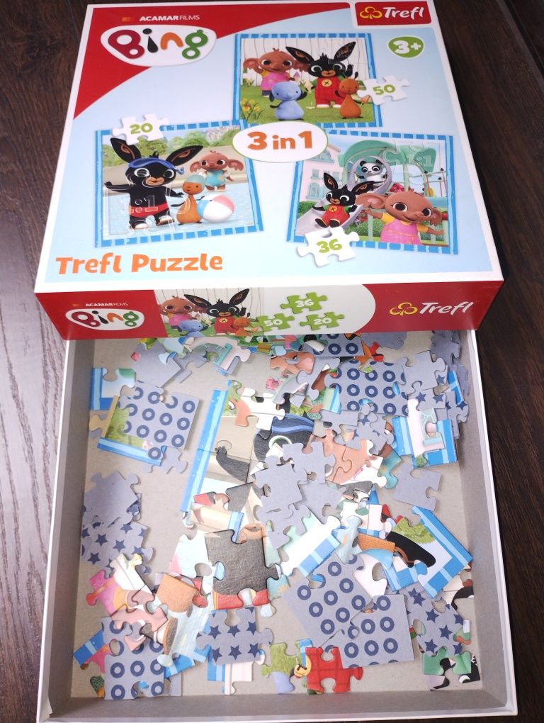Puzzle Trefl 3w1 Bing 3+