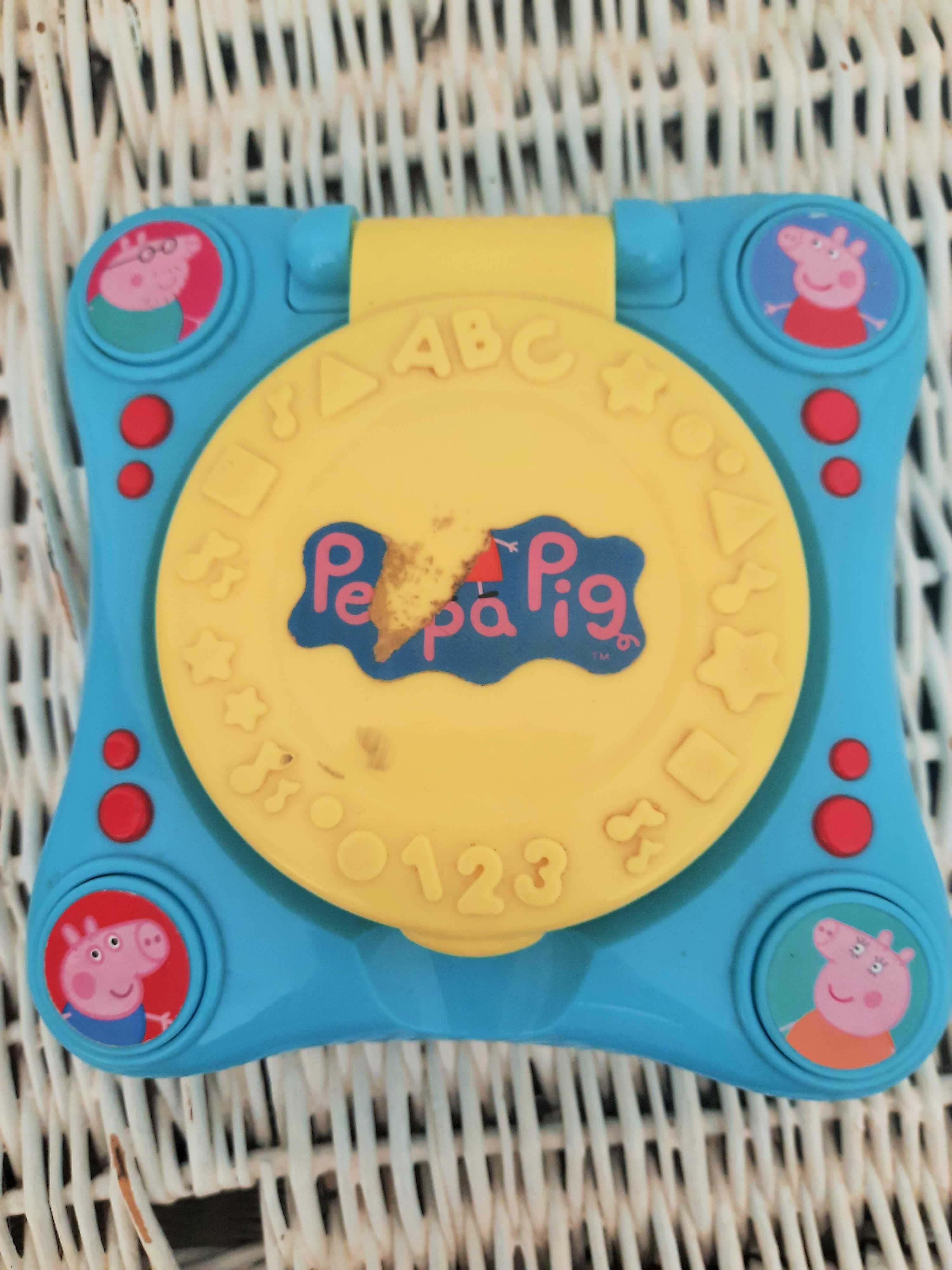 Pianinko Peppa Pig, grająca zabawka, lusterko, pianino, prezent