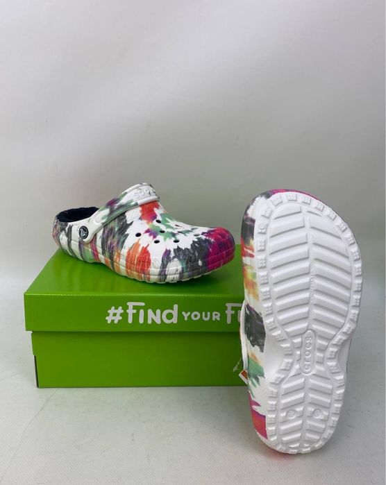 Сабо утеплені CROCS Classic Lined Tie Dye - 36-45