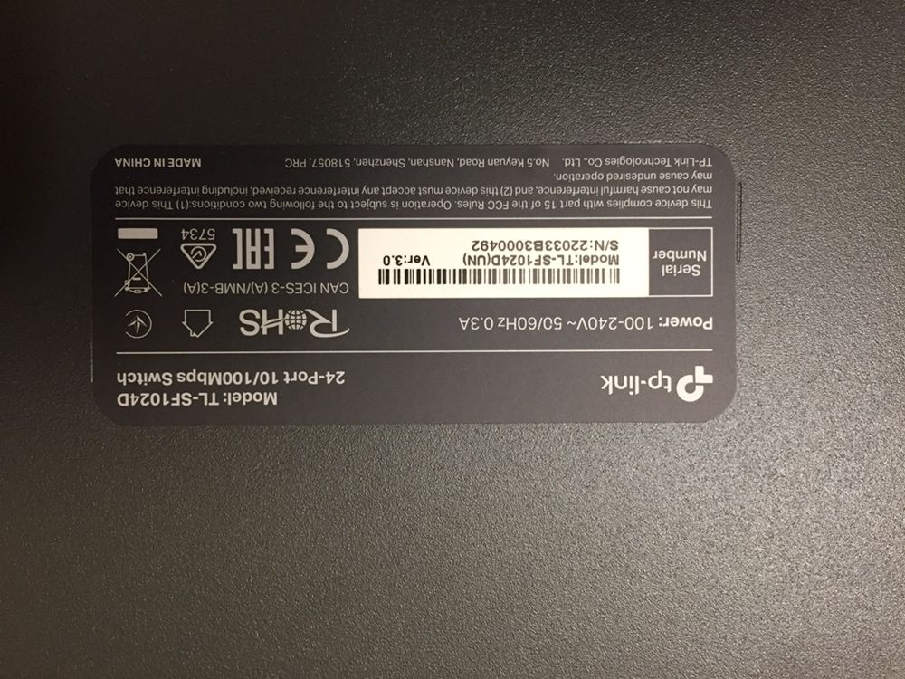 Свитч коммутатор TP-LINK TL-SF1024D,  D-Link DES-1024D