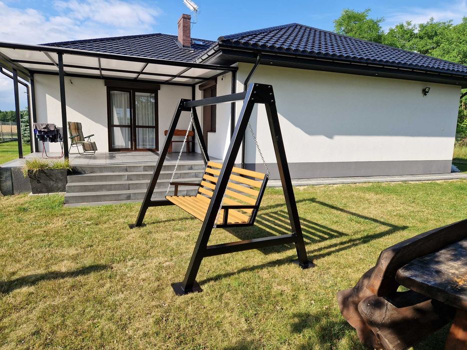 Huśtawka ogrodowa metalowa