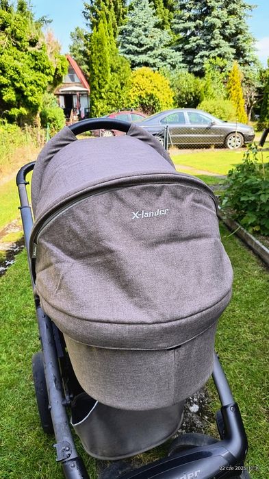 wózek X‑lander X‑move 2w1 – terenowy, z gondolą i spacerówką